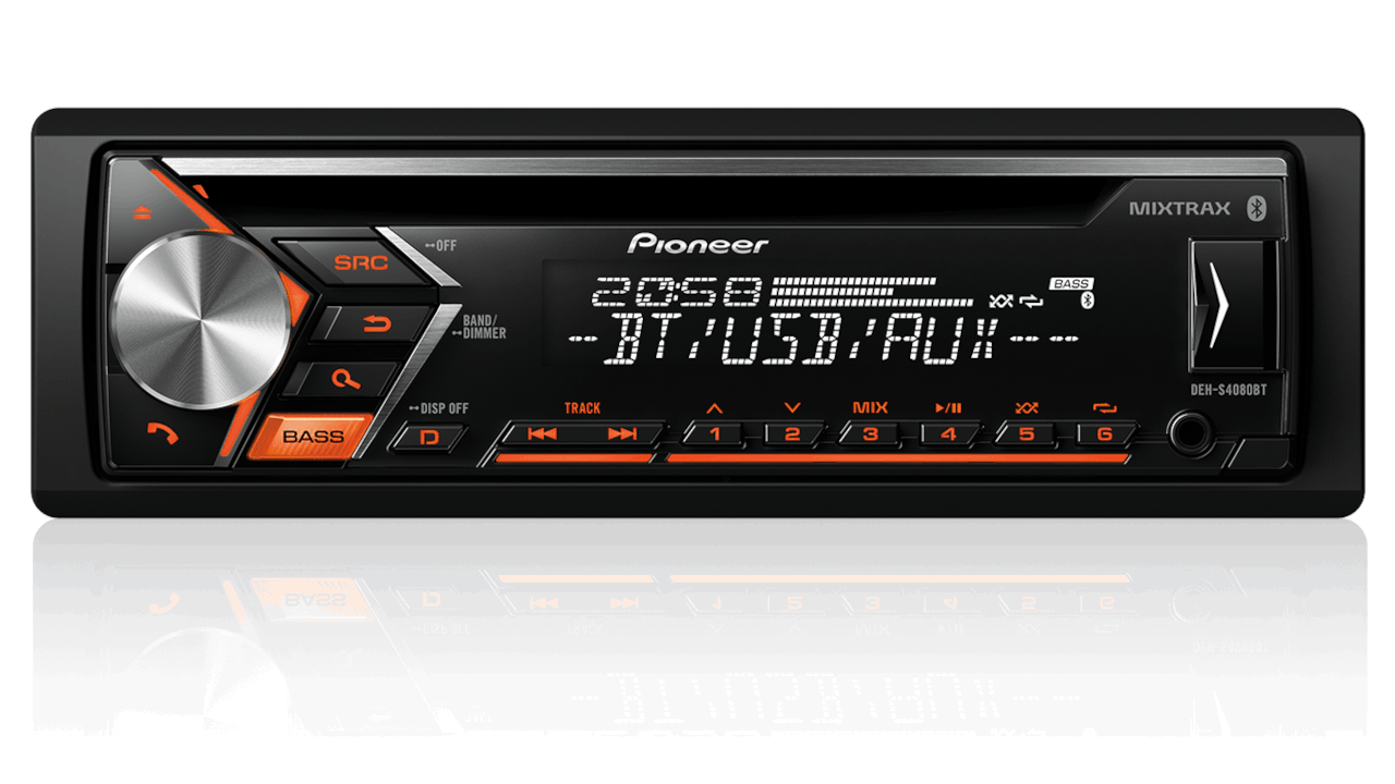 Pioneer DEH-S4080BT car radio.